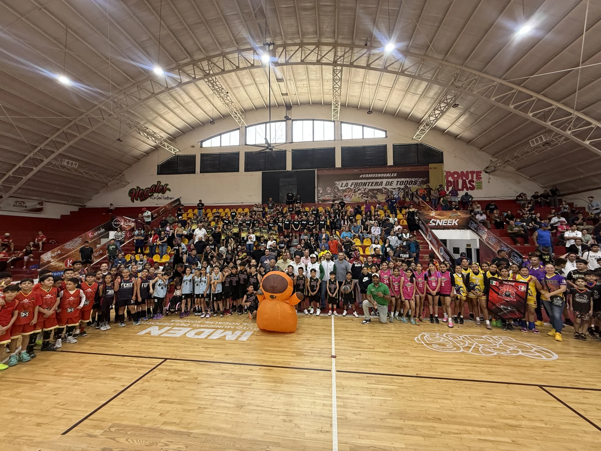 Impulsan talento infantil en torneo de minibasket en Nogales