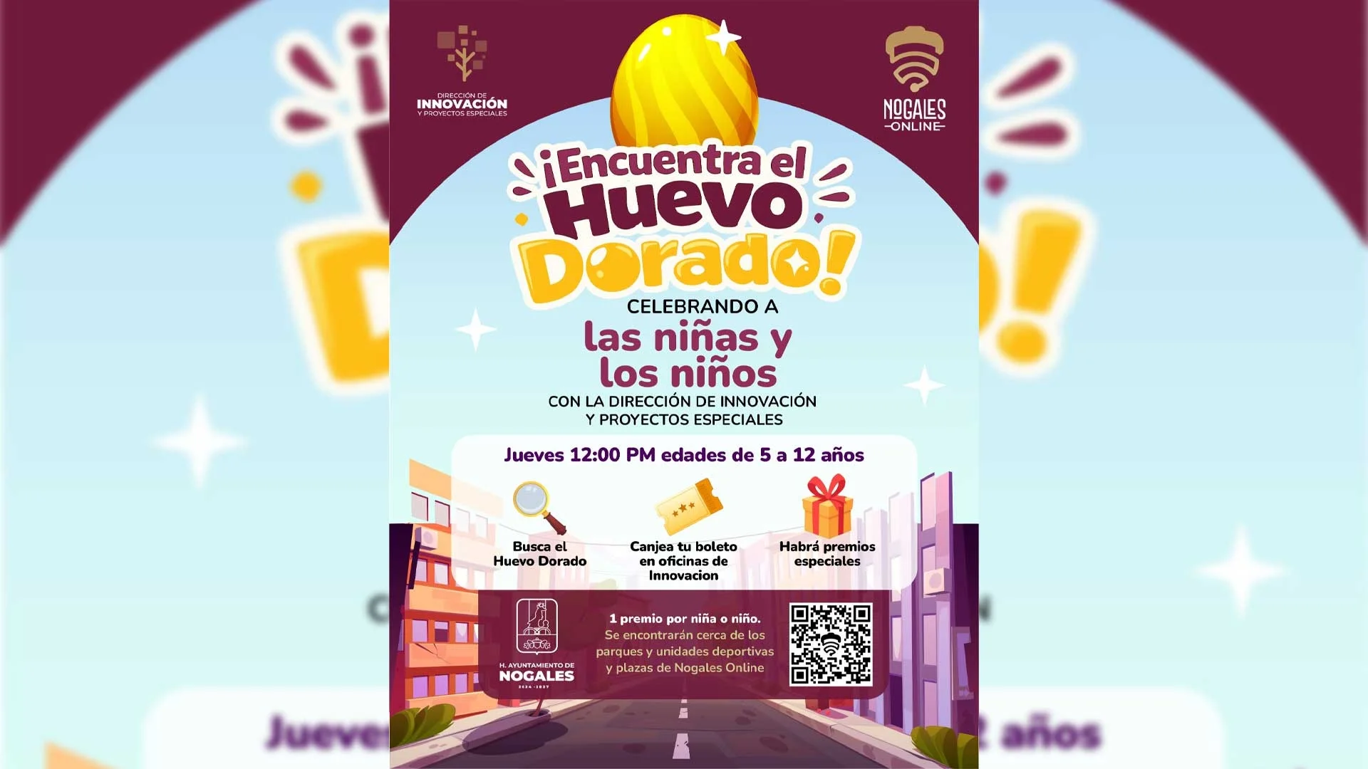 Celebrarán Día del Niño con búsqueda de premios en espacios públicos