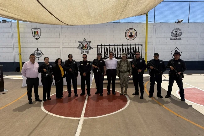 Modernizan arsenal de la Policía Municipal para proteger a la ciudadanía