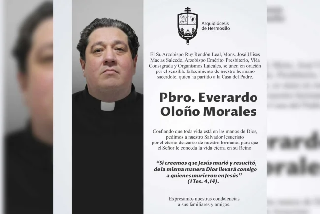Luto en la Iglesia: Fallece el Padre Everardo Oloño Morales