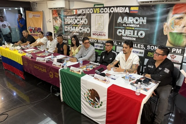 Anuncian pelea “México vs Colombia” con talento local en Nogales