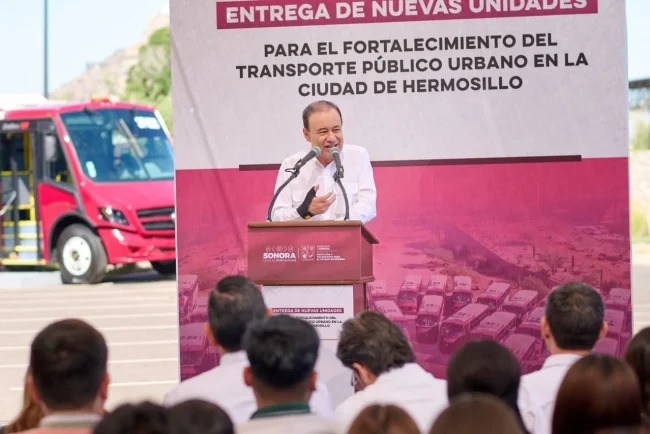 Sonora fortalece movilidad con más camiones y tarifas sin aumento