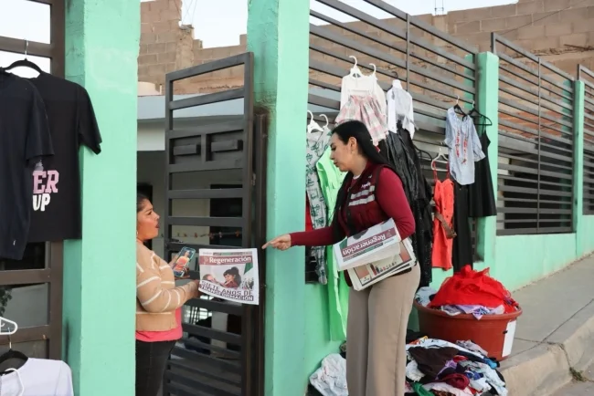 Llevan programas sociales directamente a mujeres de Nogales