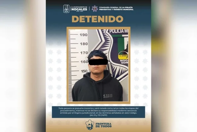 Choque en zona centro termina con un detenido en Nogales
