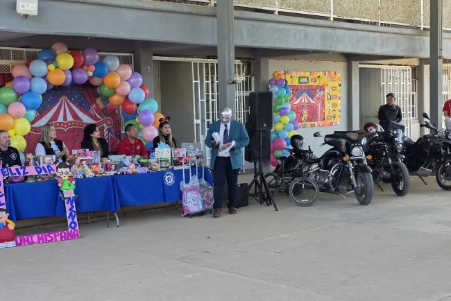 Festival solidario transforma jornada escolar en la colonia Colosio