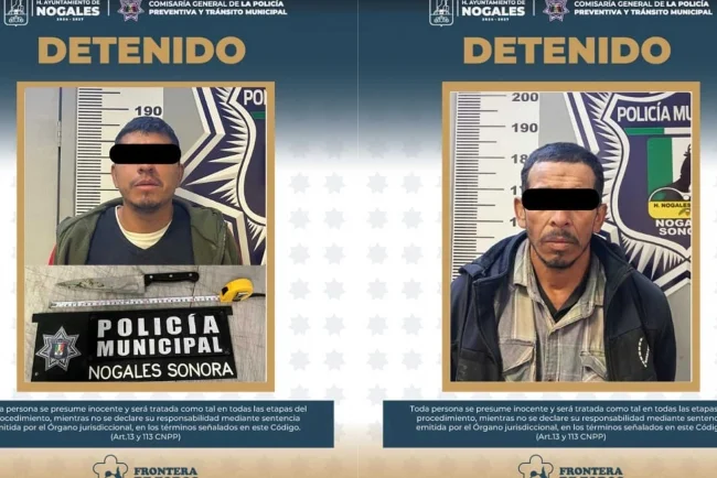 Reinciden casos de violencia familiar en Nogales; dos detenidos