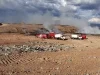 Respuesta oportuna evita contingencia mayor en incendio del relleno sanitario