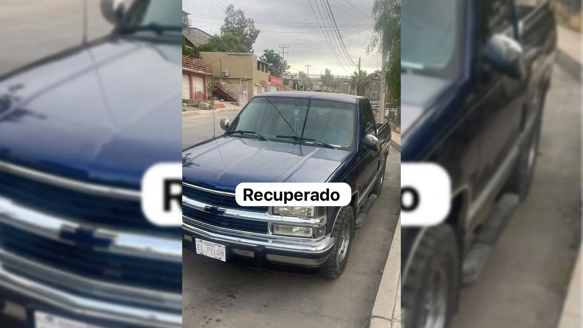 Hallan camioneta robada tras operativo en calles de Nogales