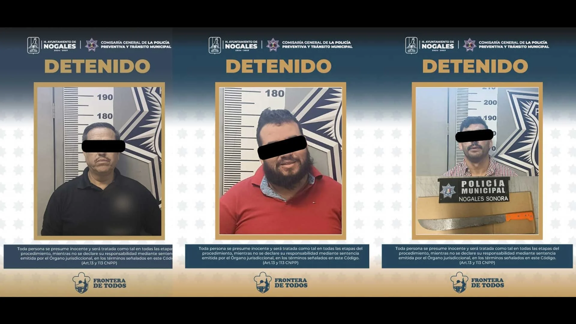 Riña campal con arma blanca deja tres detenidos