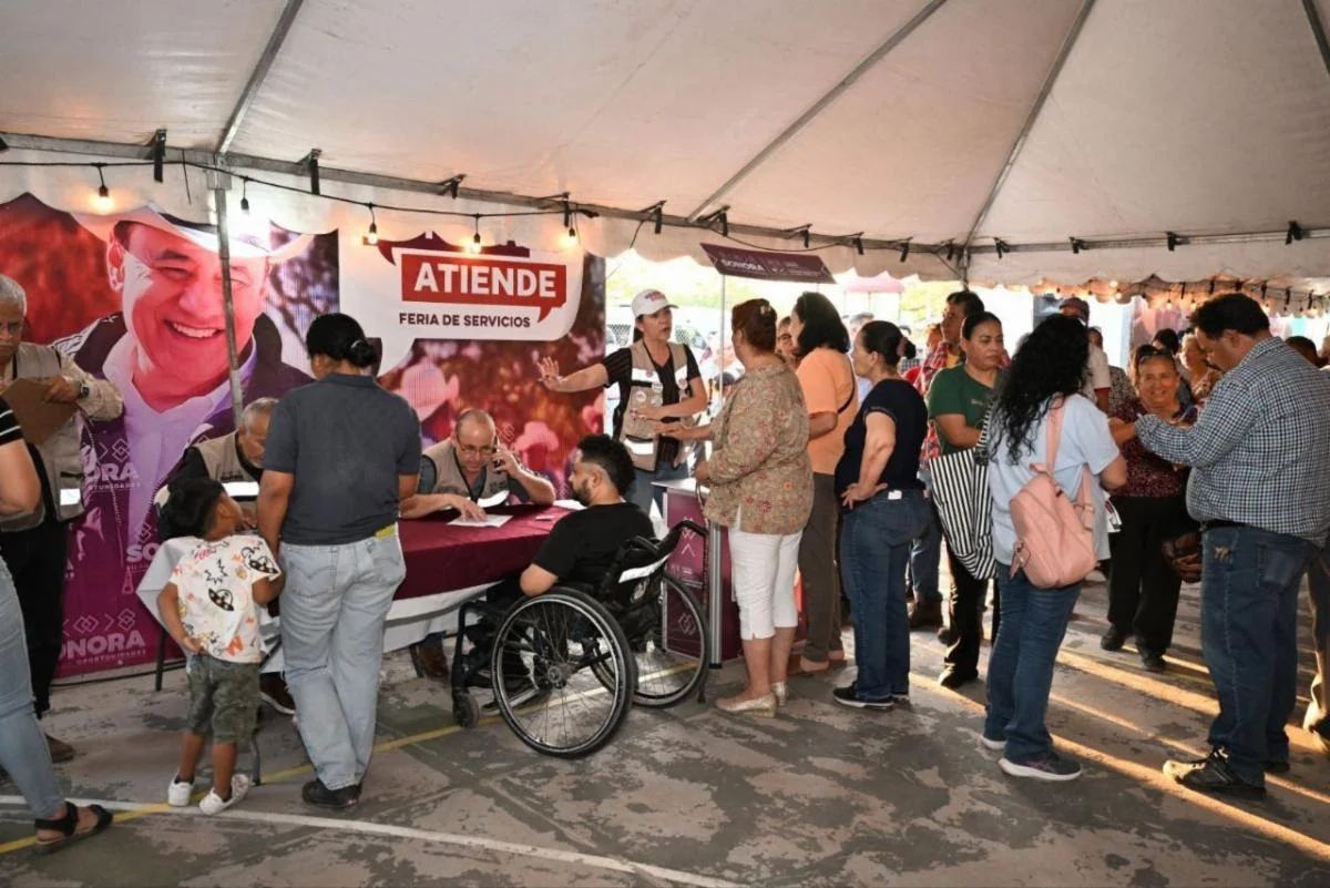 Lleva Gobierno de Sonora servicios y apoyos directamente a las colonias
