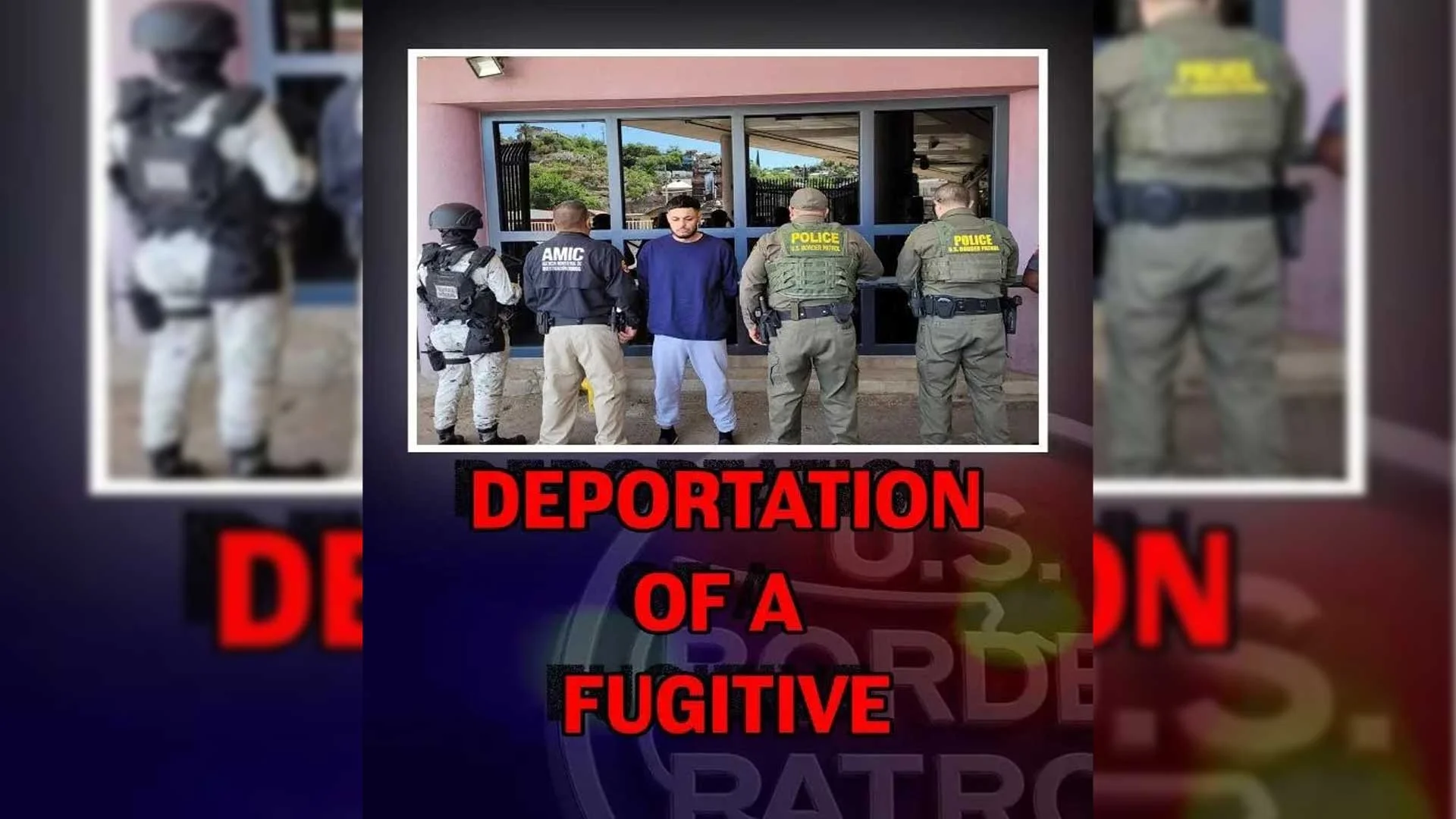 Detienen en la frontera de Nogales a prófugo mexicano; aseguran fentanilo y efectivo