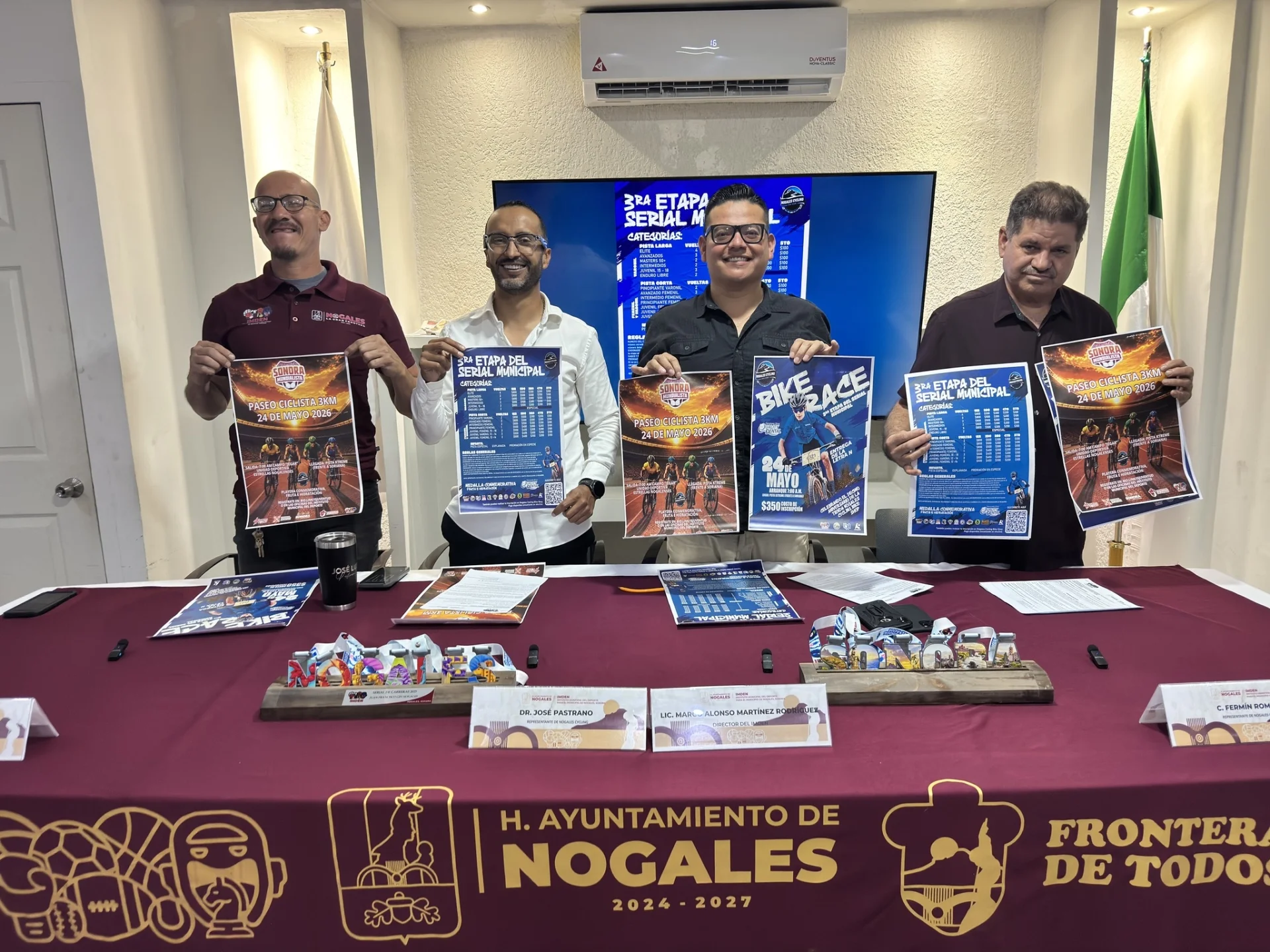 Nogales se prepara para rodada recreativa y competencia de ciclismo de montaña