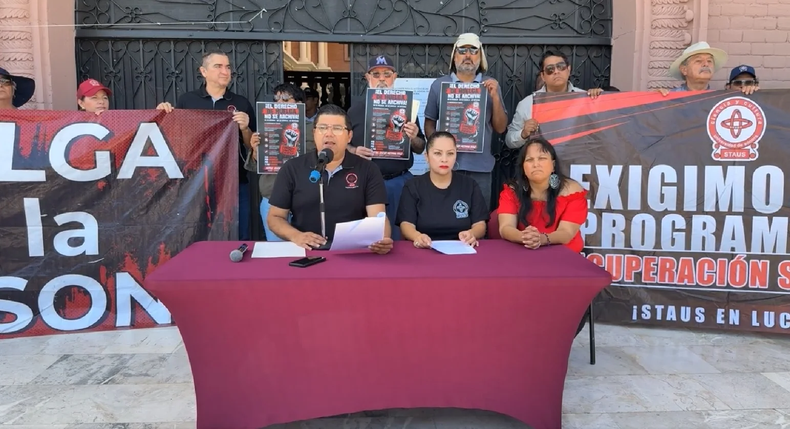 Sindicato de académicos sostiene huelga en la Unison y pide condiciones para negociar