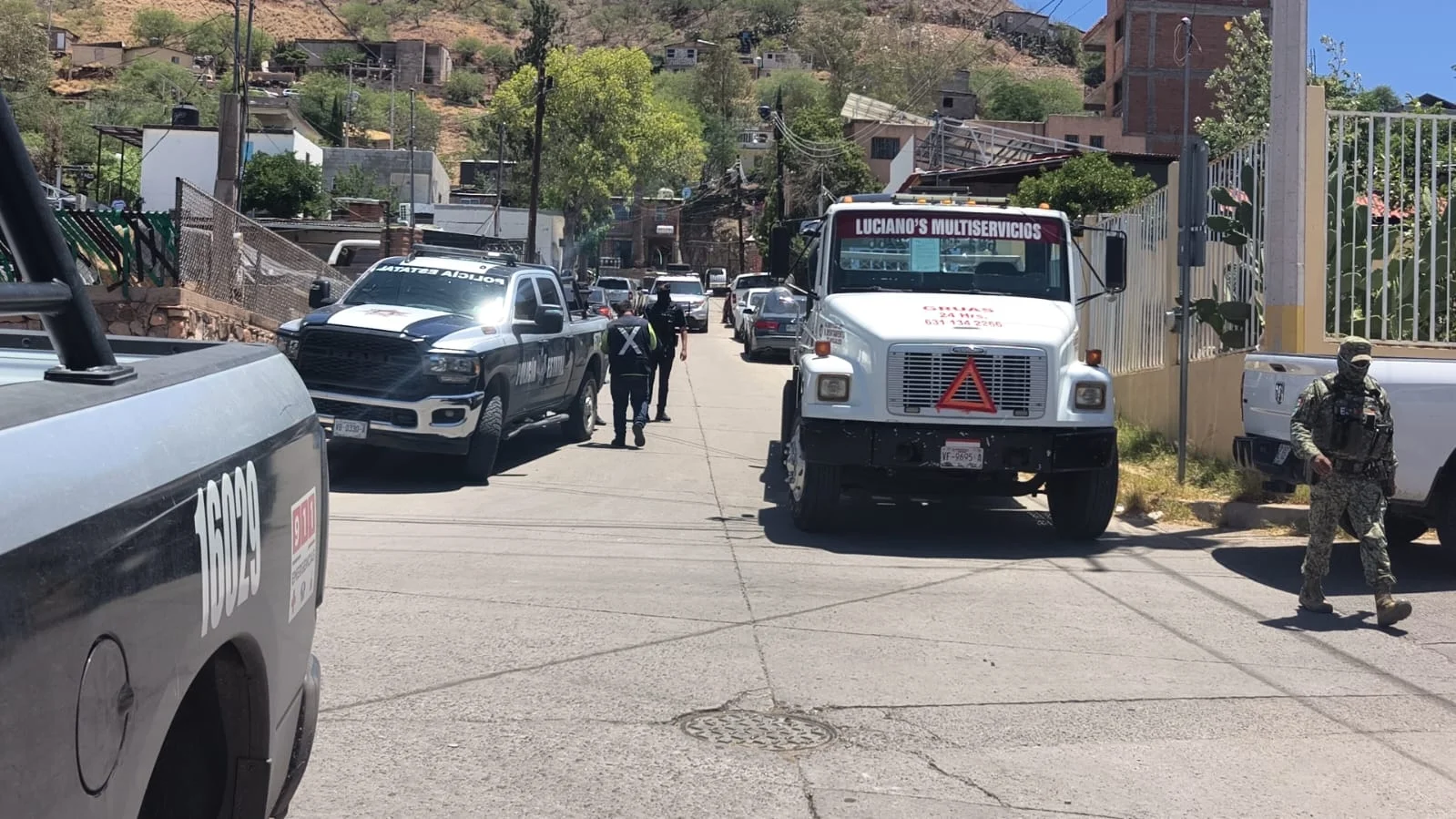 Operativo conjunto en Nogales deja vehículo asegurado