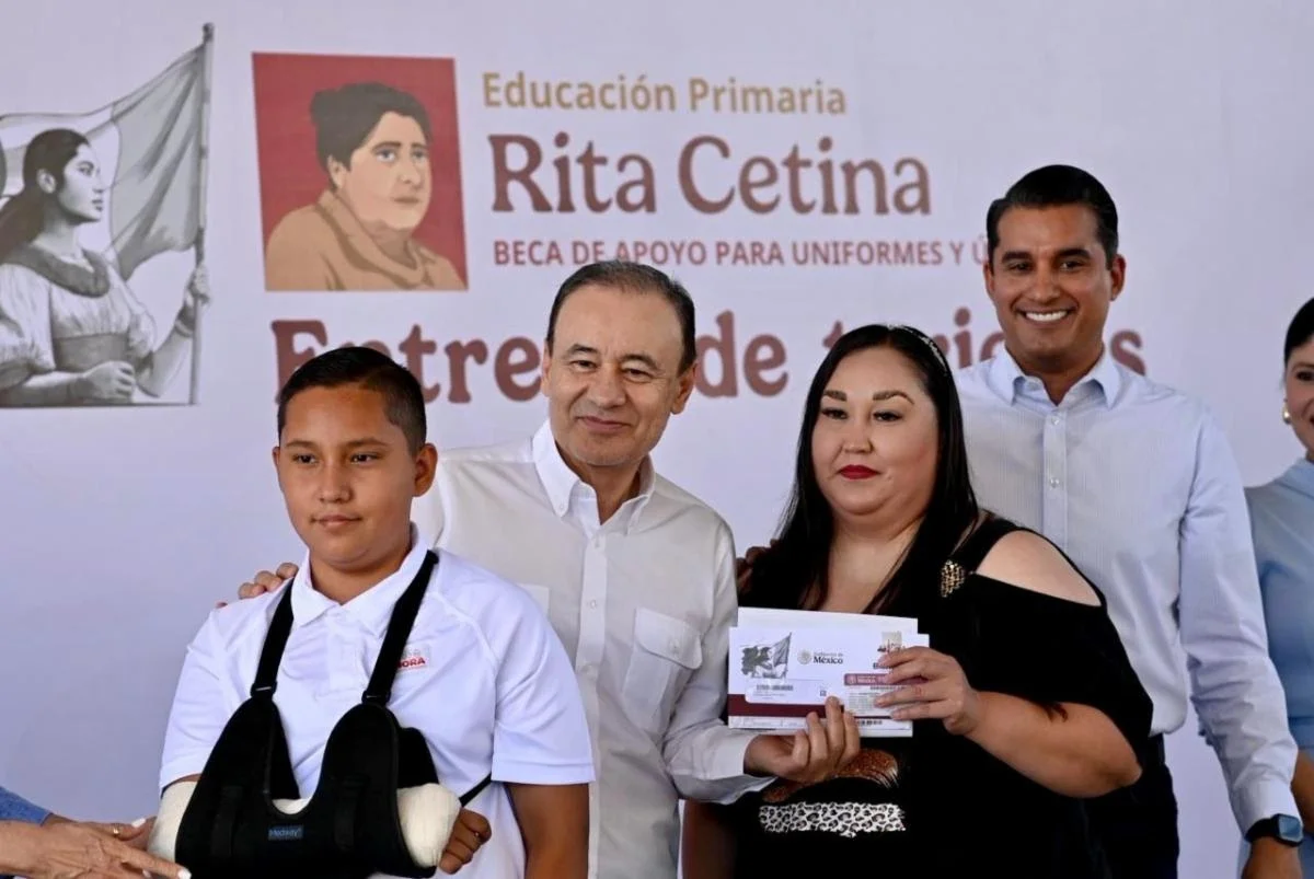 Beneficiarán a casi 195 mil estudiantes sonorenses con becas Rita Cetina