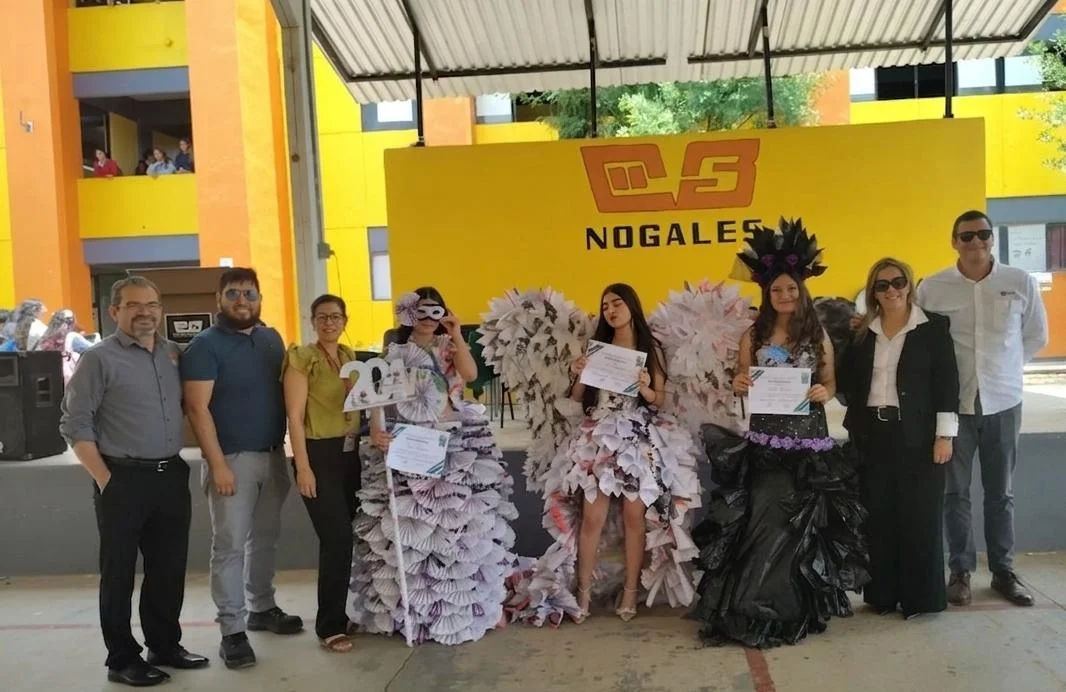 Cobach Nogales 1 impulsa conciencia ambiental con concurso de trajes reciclados