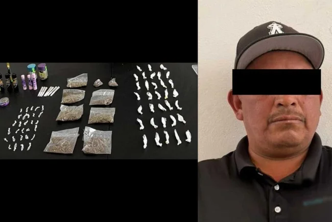 Cae “narcourbano” en la colonia 5 de Mayo