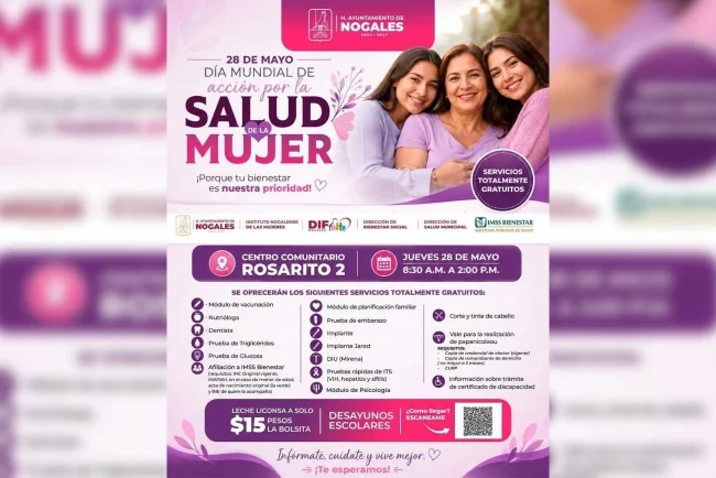 Llevan servicios médicos y prevención de enfermedades a familias de la colonia Rosarito