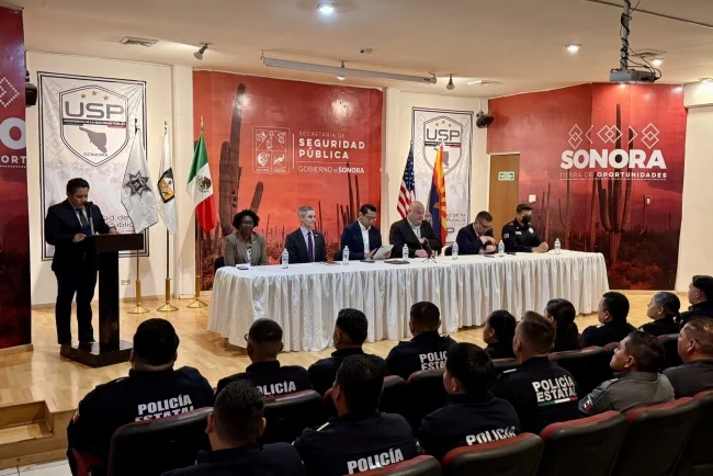 Oficiales sonorenses concluyen entrenamiento táctico impartido por autoridades de Estados Unidos