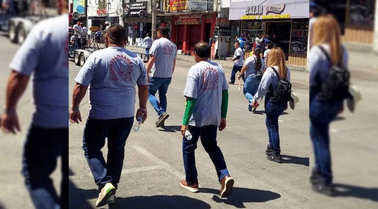 Expresan trabajadores consignas en desfile por el Día del Trabajo Nuevo día