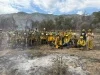 Refuerzan combate al incendio Benton en la frontera; llaman a prevenir nuevos siniestros