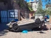 Aparatosa volcadura deja un lesionado en Nogales