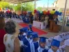 Gradúan pequeños estudiantes del Jardín de Niños 5 de Mayo