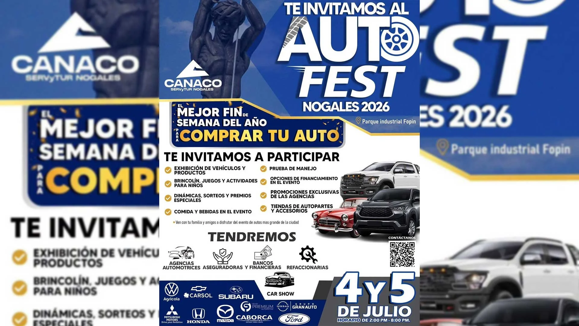 Auto Fest reunirá a agencias automotrices de Nogales para promover el consumo local