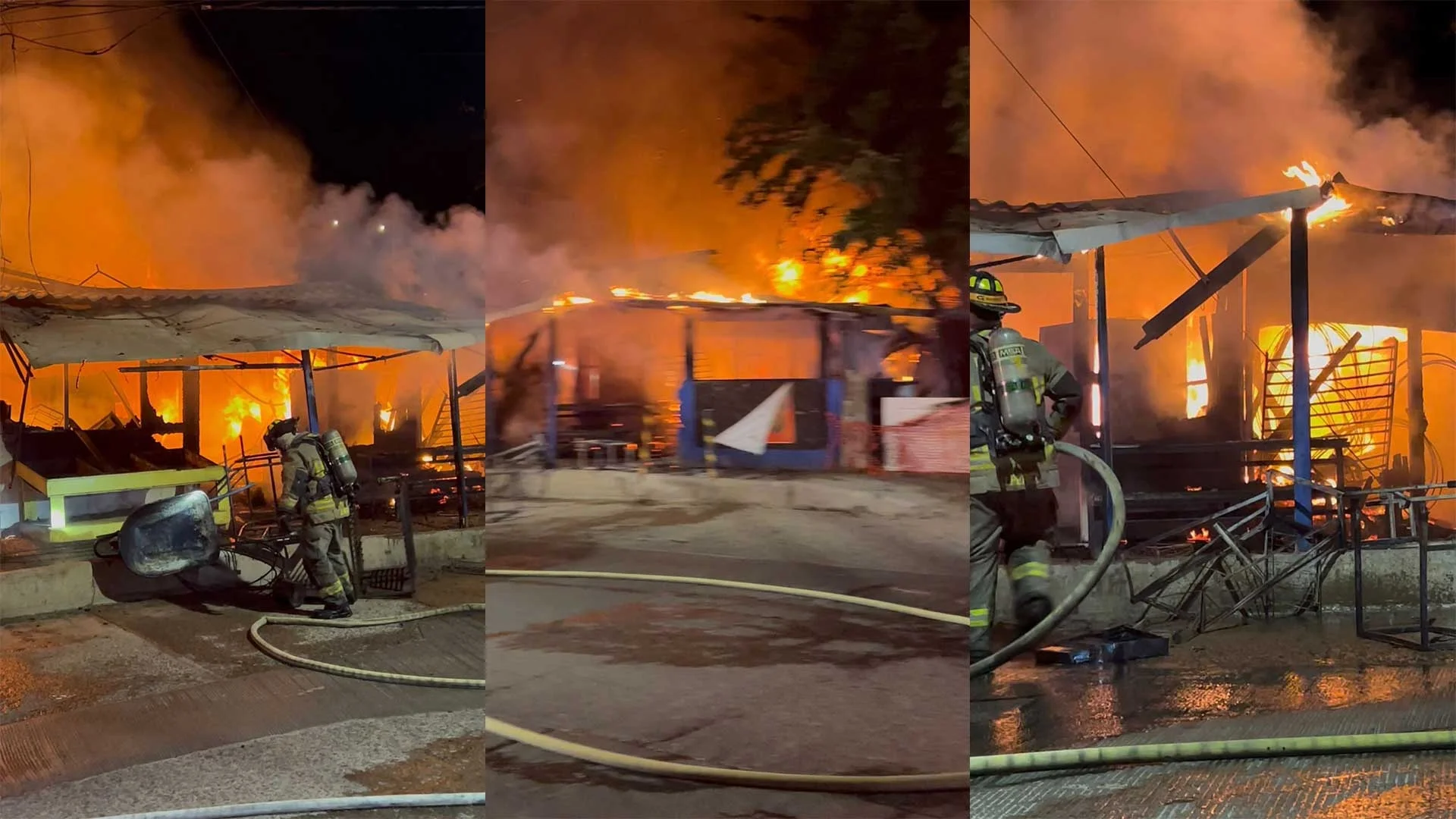 Bomberos sofocan dos incendios en la calle Reforma