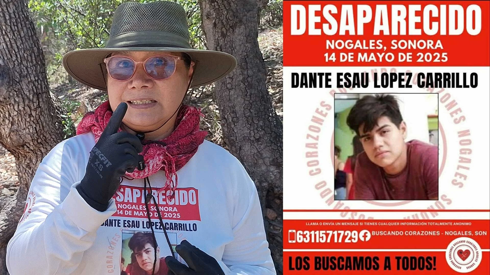 Tras un año de búsqueda, madre de Dante Esaú confirma localización de sus restos