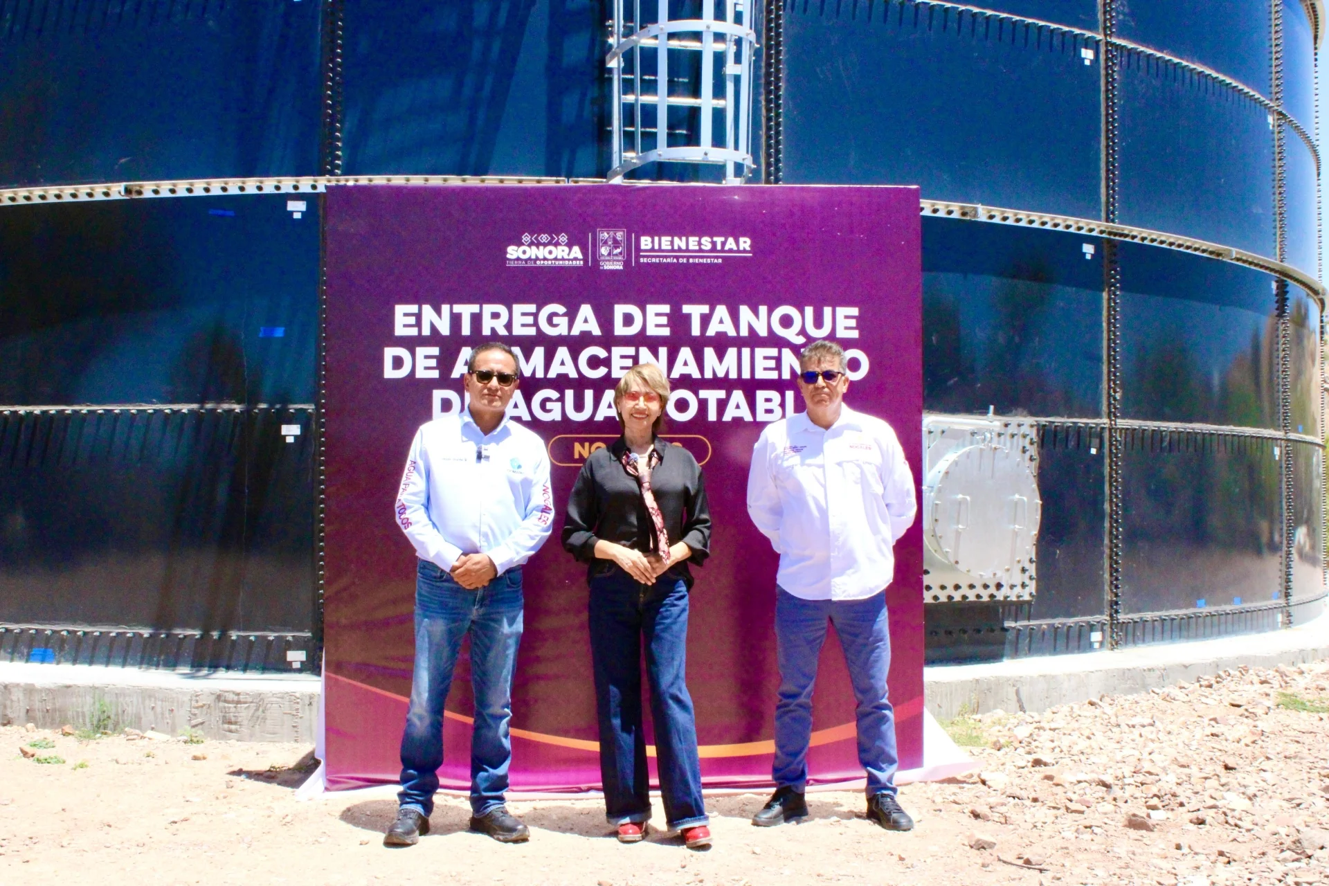 Reciben tanque “Coahuila” que reforzará el abasto de agua para más de 6 mil familias