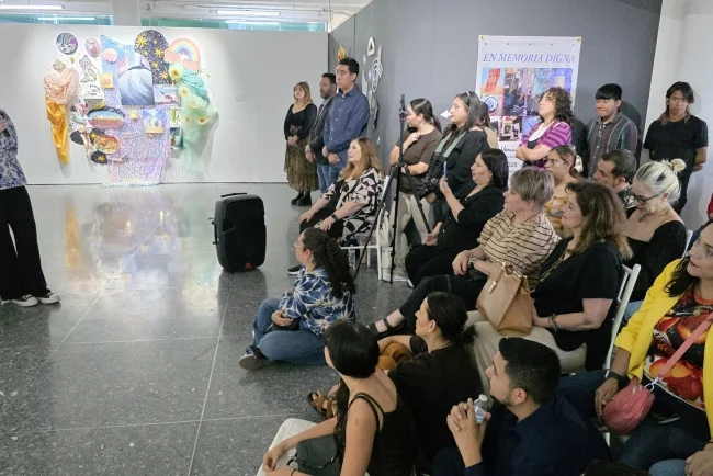 Arte y memoria unen a familias y comunidad en homenaje a Cecilia y Anapaola