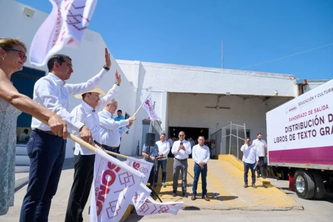 Garantizan entrega anticipada de libros de texto gratuitos a estudiantes sonorenses
