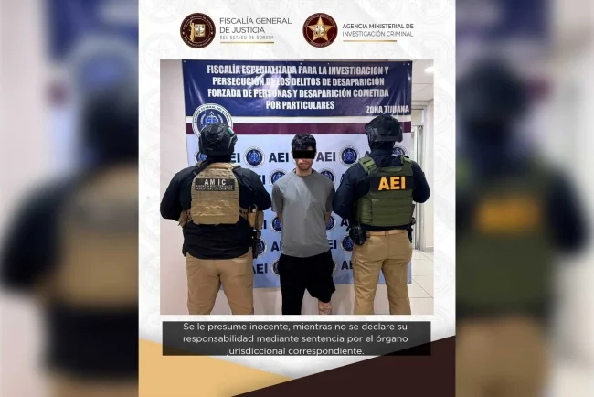 FGJES captura en Baja California a presunto responsable del caso Marco Antonio Flores