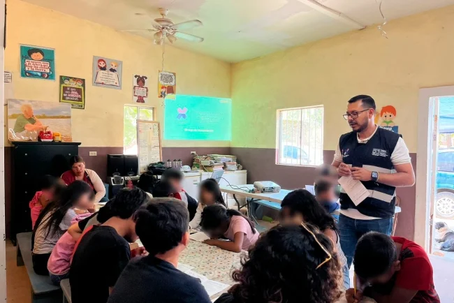 Niñas y niños de Nogales se convierten en agentes de cambio mediante jornada preventiva