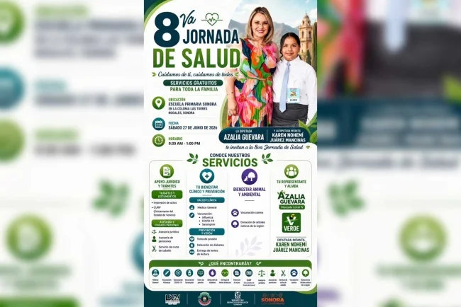 Acercarán atención médica, trámites y apoyo social a vecinos de Nogales