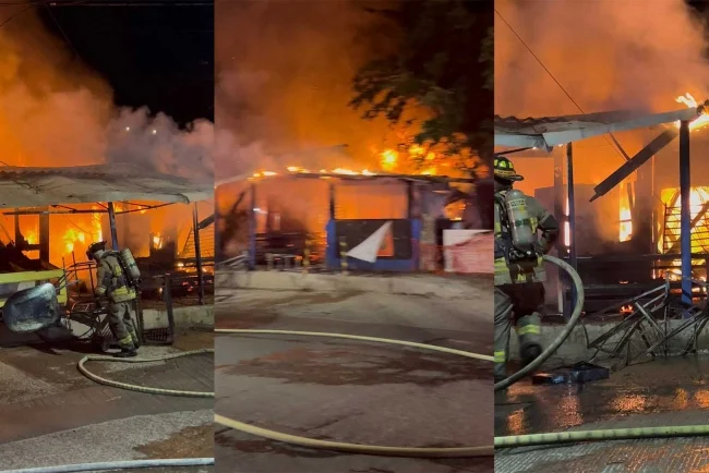 Bomberos sofocan dos incendios en la calle Reforma