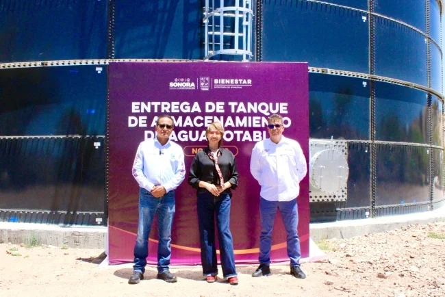 Reciben tanque “Coahuila” que reforzará el abasto de agua para más de 6 mil familias