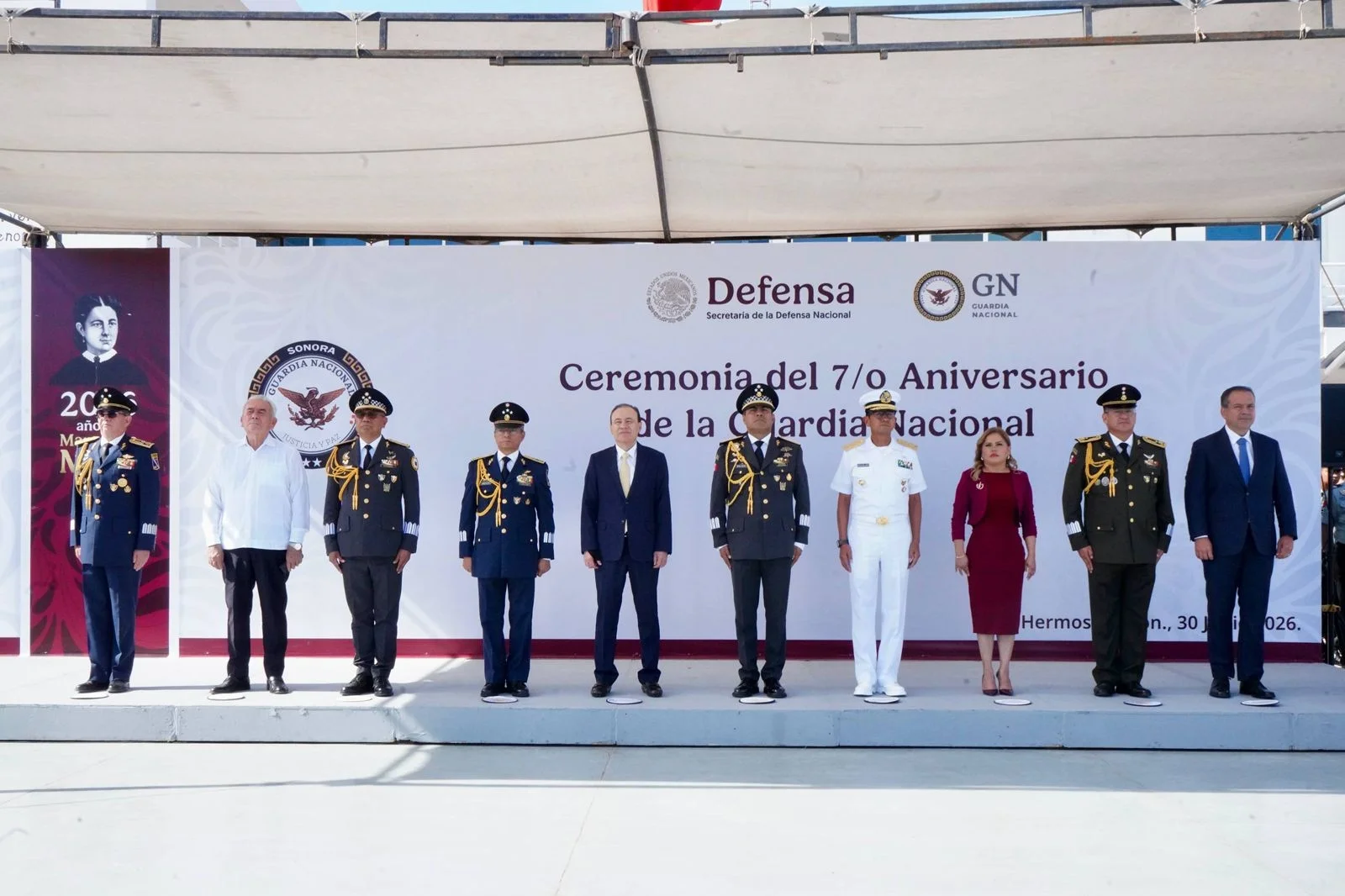 Reconocen a Alfonso Durazo por su contribución al nacimiento de la Guardia Nacional