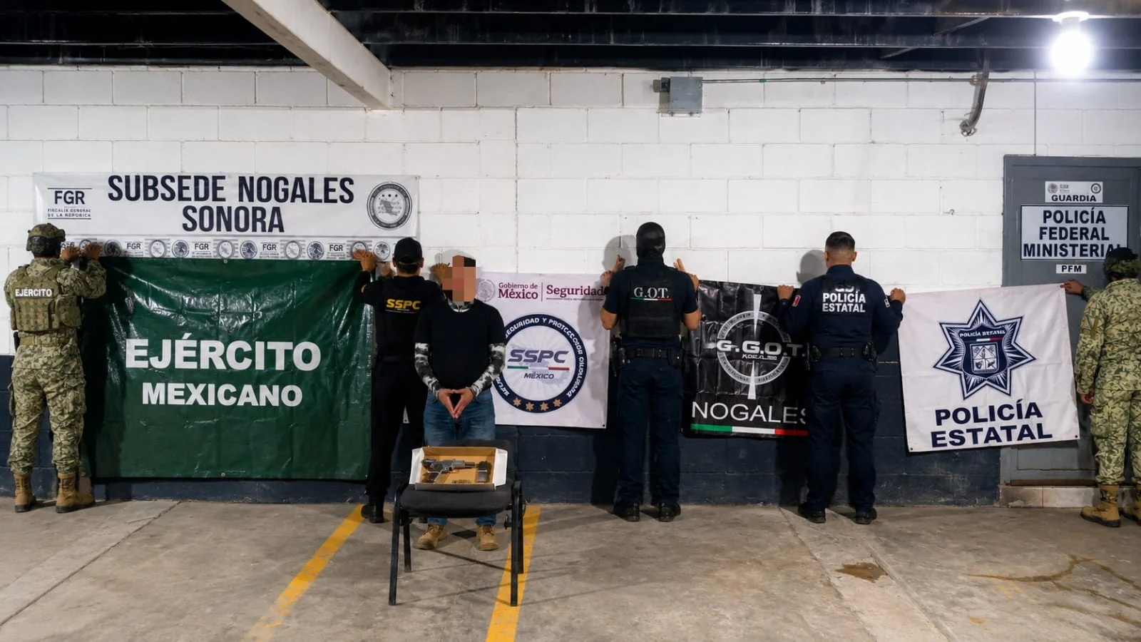 Operativo de la Mesa de Seguridad deja un detenido y un arma asegurada en Rosarito II
