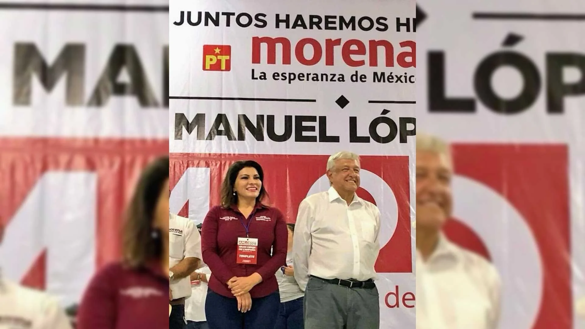 Conmemora Lorenia Valles aniversario del triunfo electoral de López Obrador