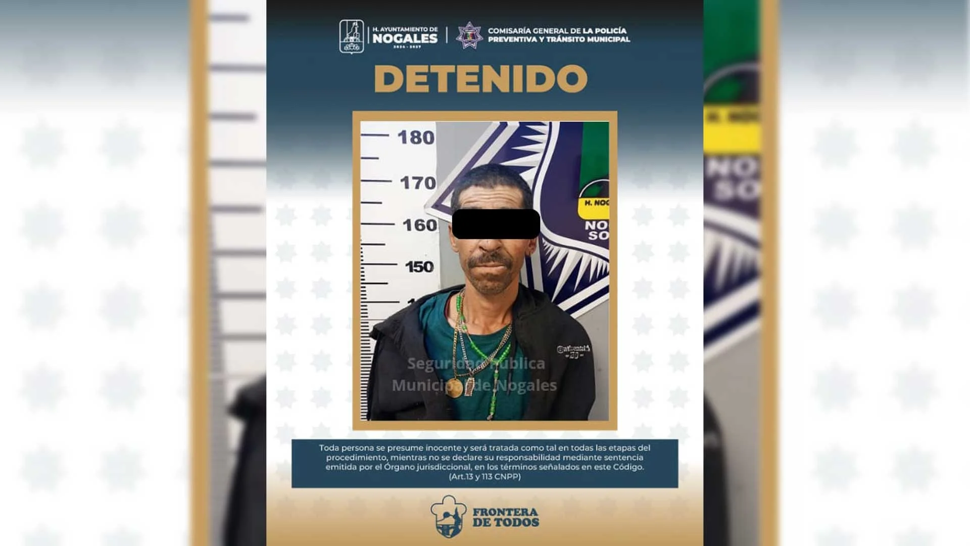 Frustran robo en casa rodante y entrega al presunto responsable a la policía