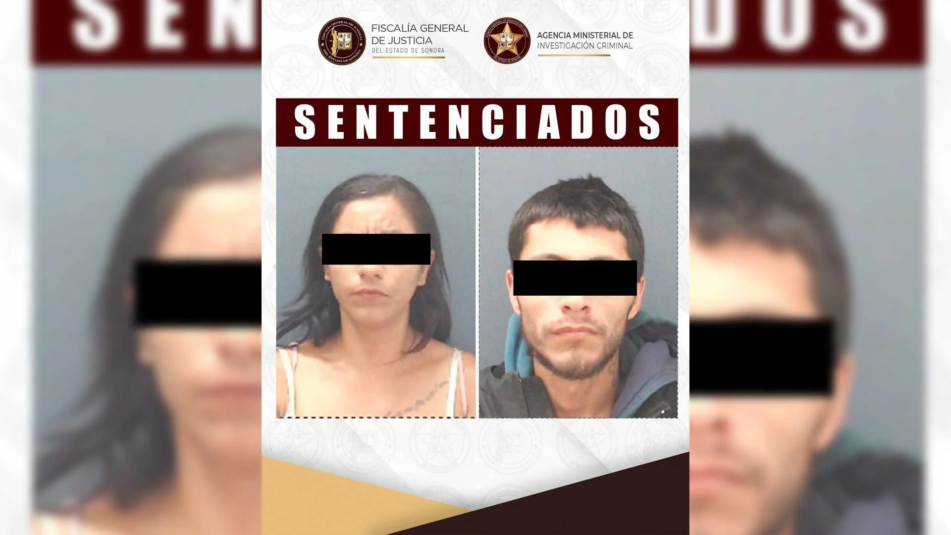Condenan a pareja por homicidio cometido en la colonia Félix B. Peñaloza