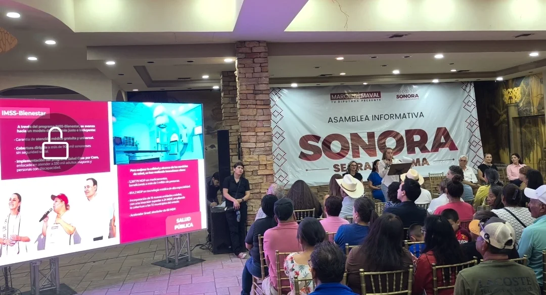 Expone Marcela  Valenzuela avances en educación y salud en Sonora