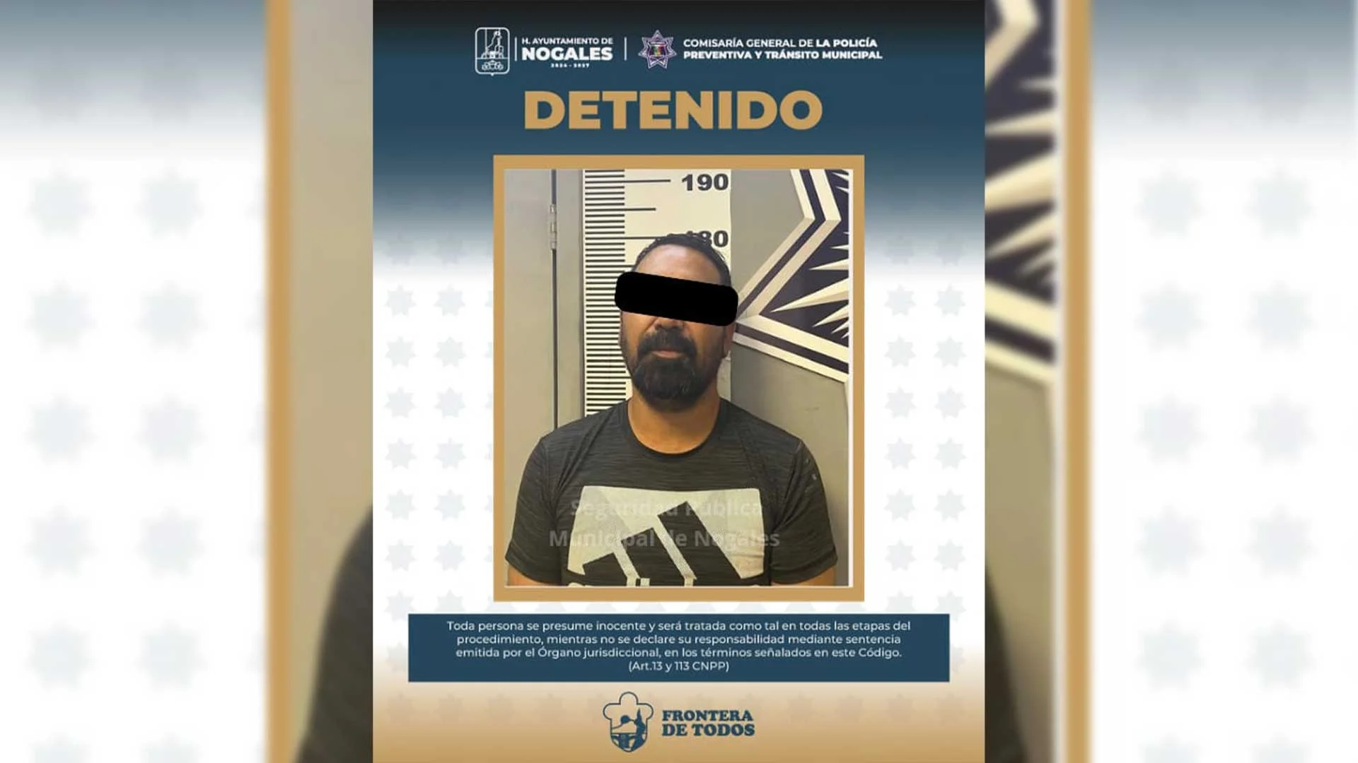 Arrestan en Mascareñas a presunto agresor por violencia familiar