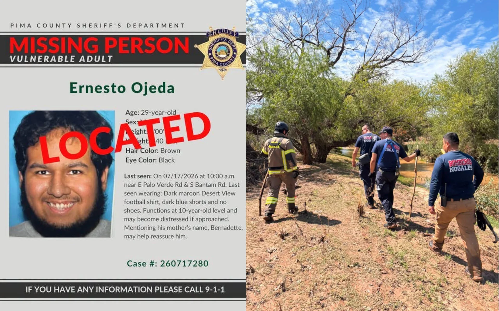 Confirman identidad de víctima arrastrada por la corriente en Arizona