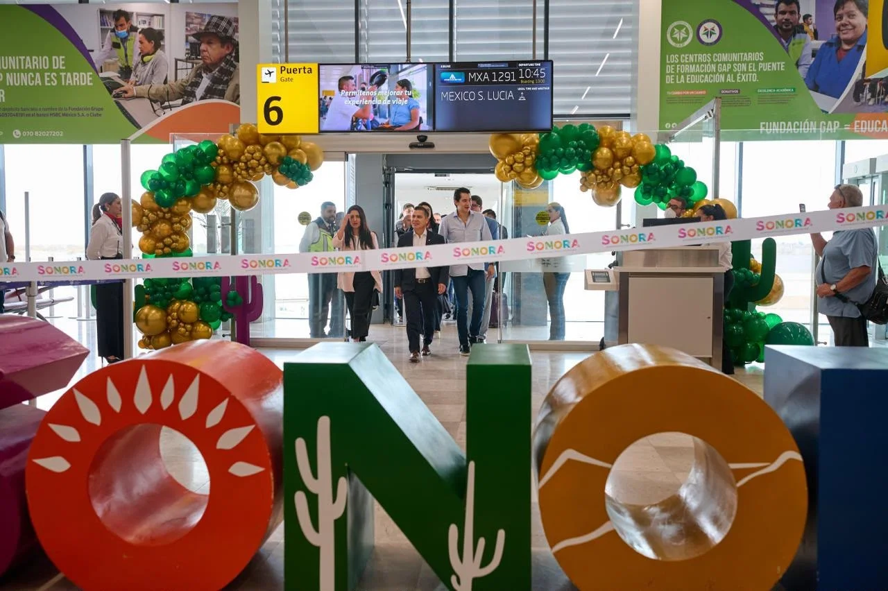Sonora fortalece su conectividad con nueva ruta aérea AIFA-Hermosillo de Mexicana