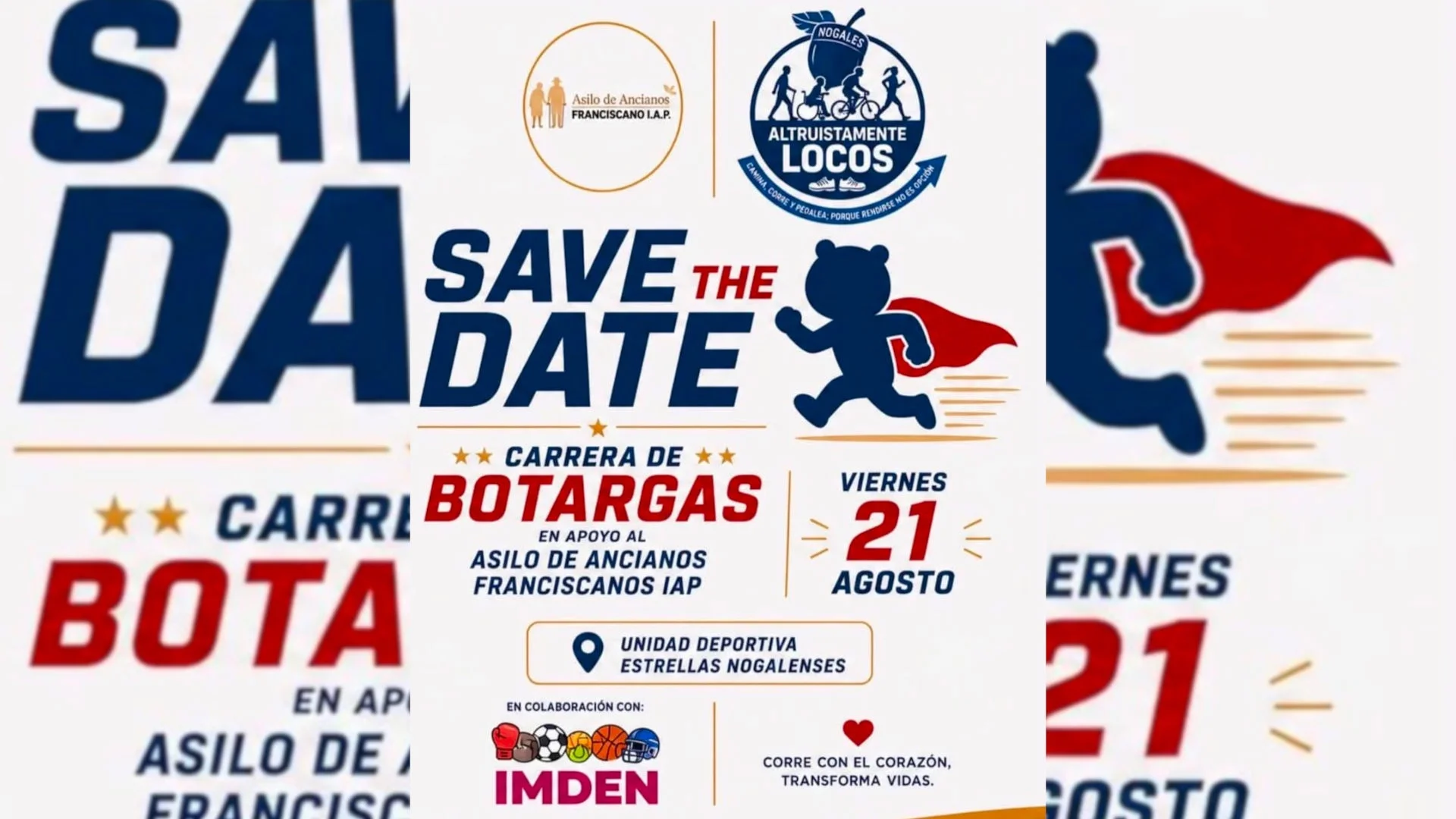 Carrera de Botargas busca recaudar apoyo para adultos mayores en Nogales