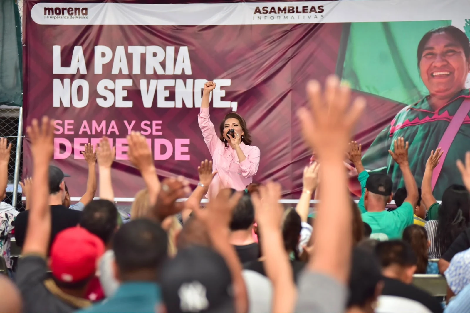Lorenia Valles resalta empleos, salarios y programas sociales en Sonora