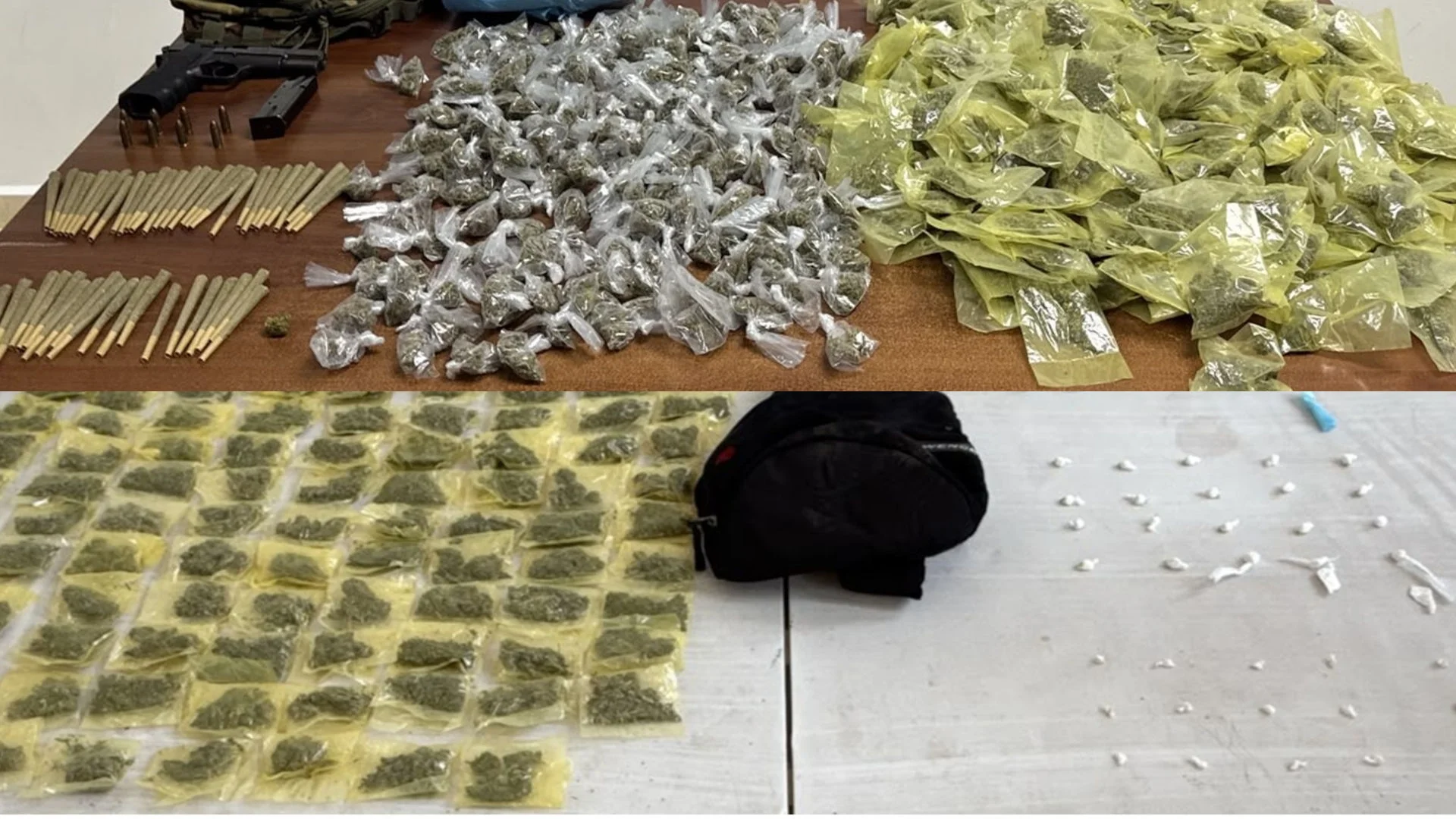 Operativos conjuntos dejan decomiso de droga y arma de fuego en Nogales